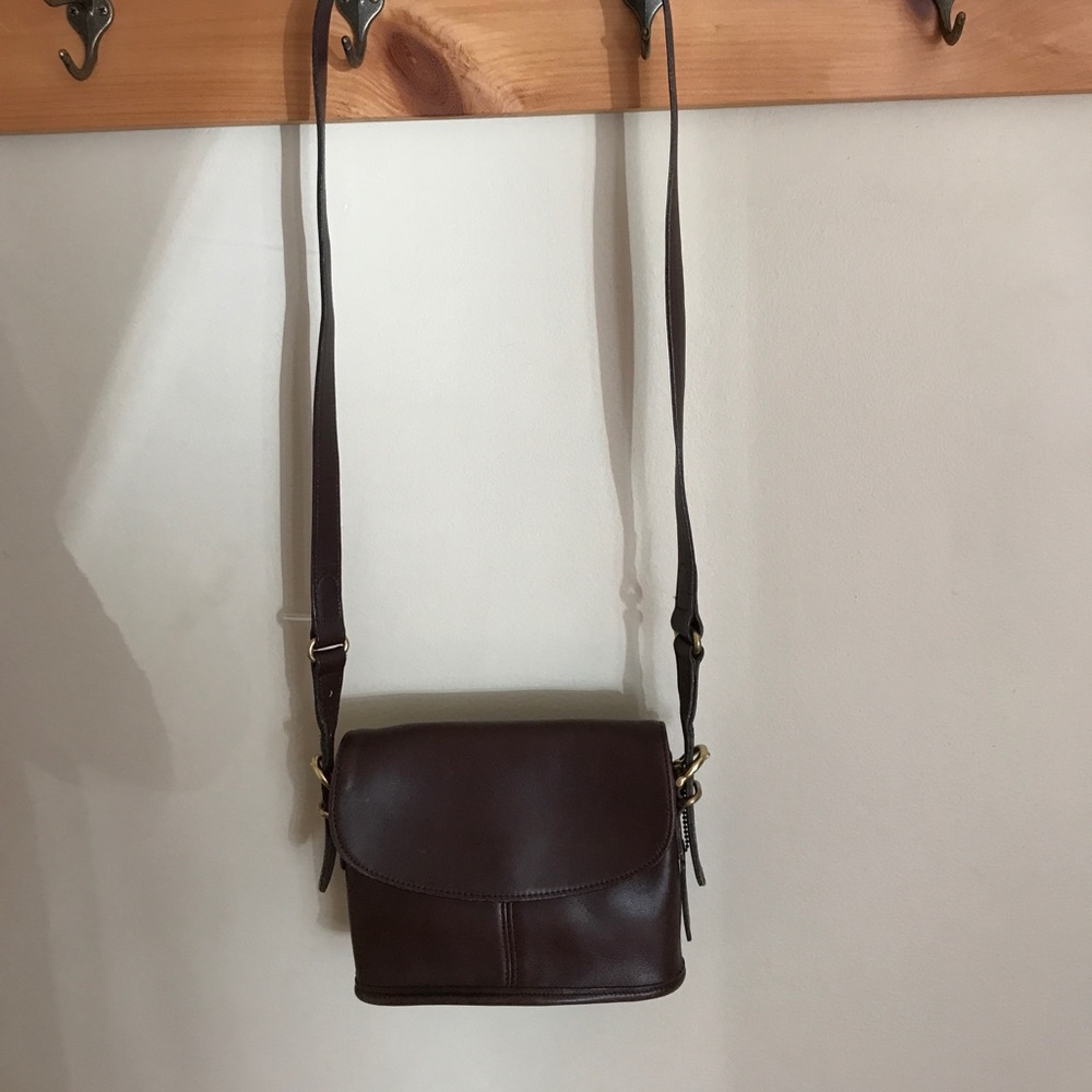 Vintage Leather Coach Bag
